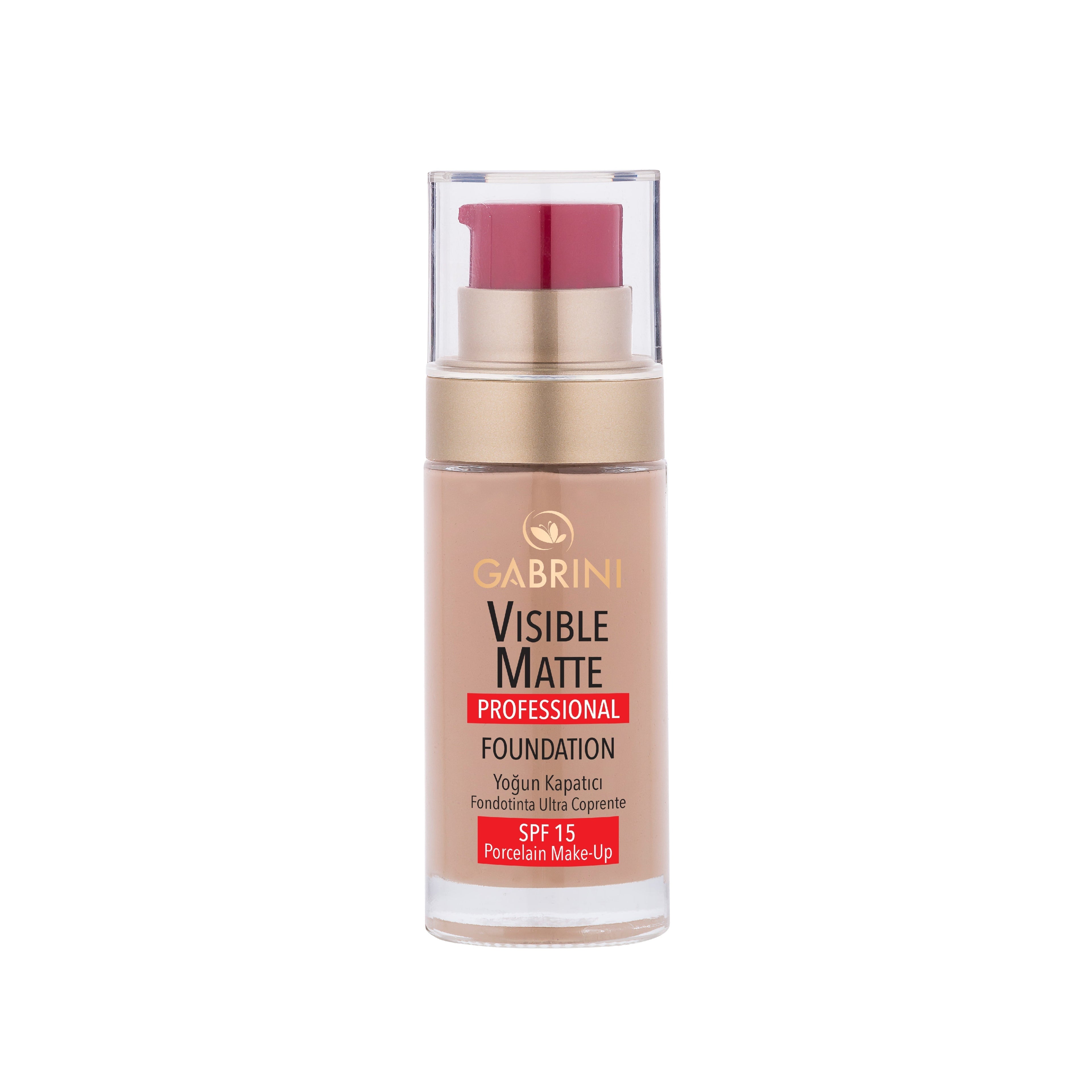 GABRINI VISIBLE MATTE PROFESSIONAL FOUNDATION 03 | Best Price in Pakistan original skincare product Pakistan