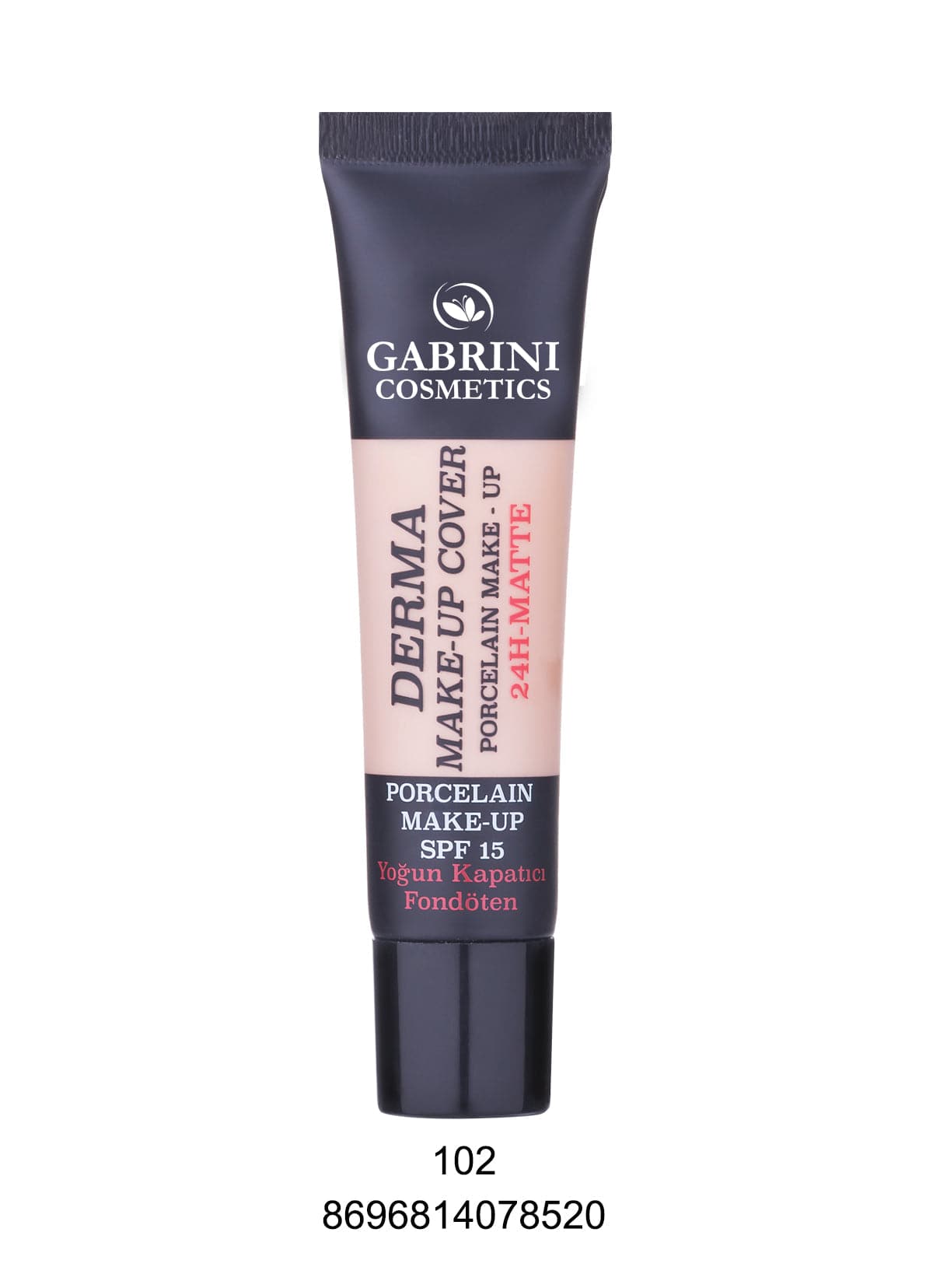 Gabrini Derma Make Up Cover Foundation 102 | Best Price in Pakistan original skincare product Pakistan