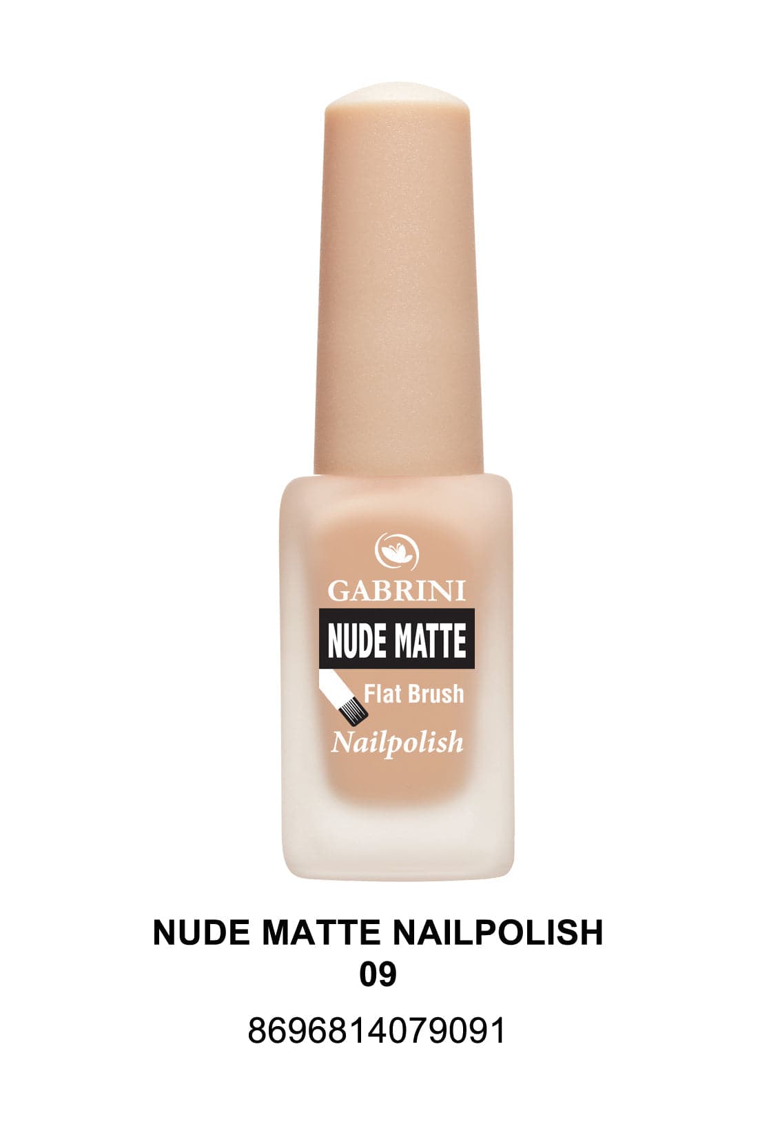 Gabrini Nude Matte Nail Polish # 09 | Best Price in Pakistan original skincare product Pakistan مرکزی تصویر