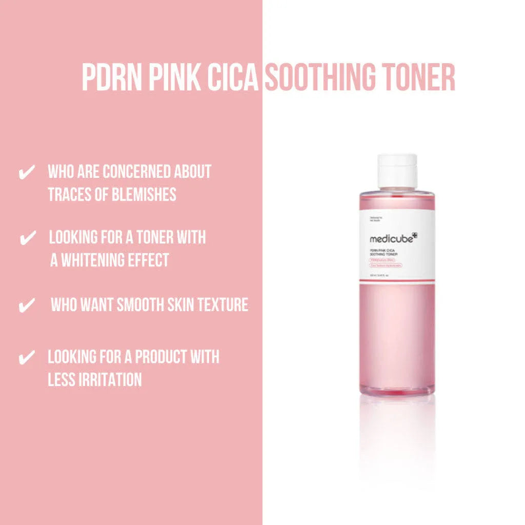 Medicube | PDRN Pink Cica Soothing Toner | 250ml | Best Price in Pakistan original skincare product Pakistan Main image