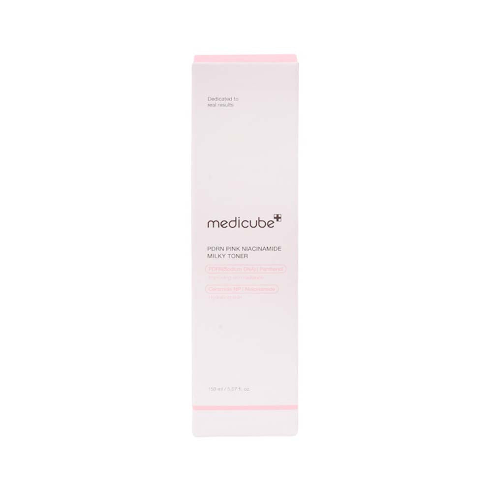 MEDICUBE PDRN PINK NACINAMIDE MILKY TONER 150ML | Best Price in Pakistan original skincare product Pakistan