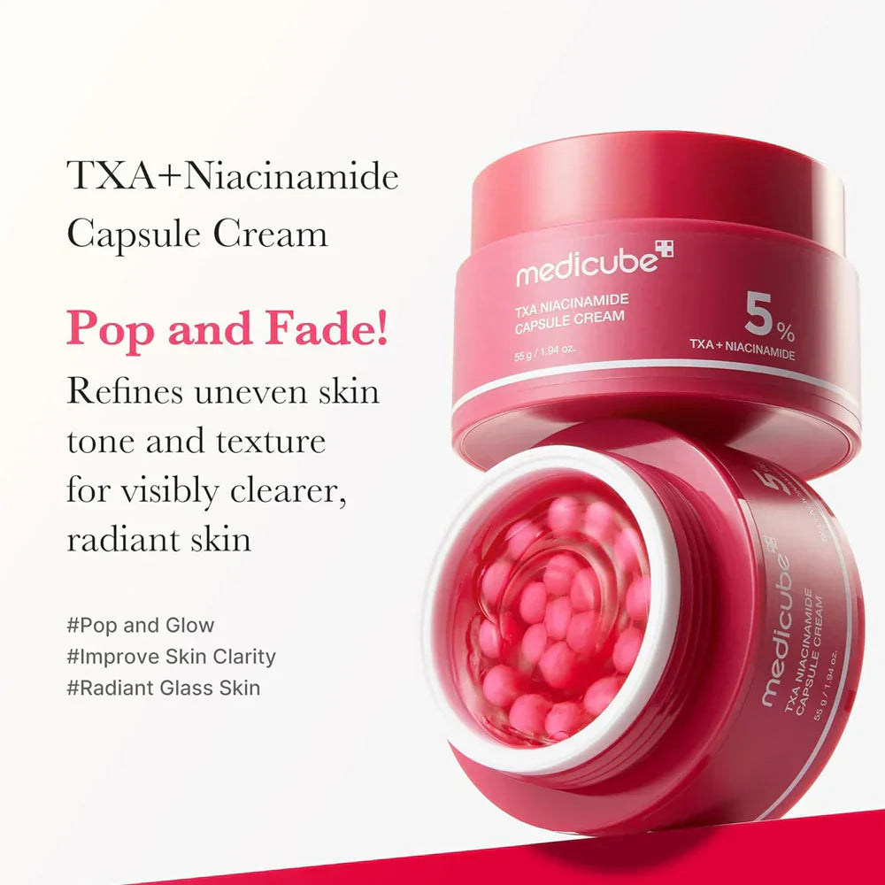 Medicube | TXA Niacinamide Capsule Cream | 55g | Best Price in Pakistan original skincare product Pakistan