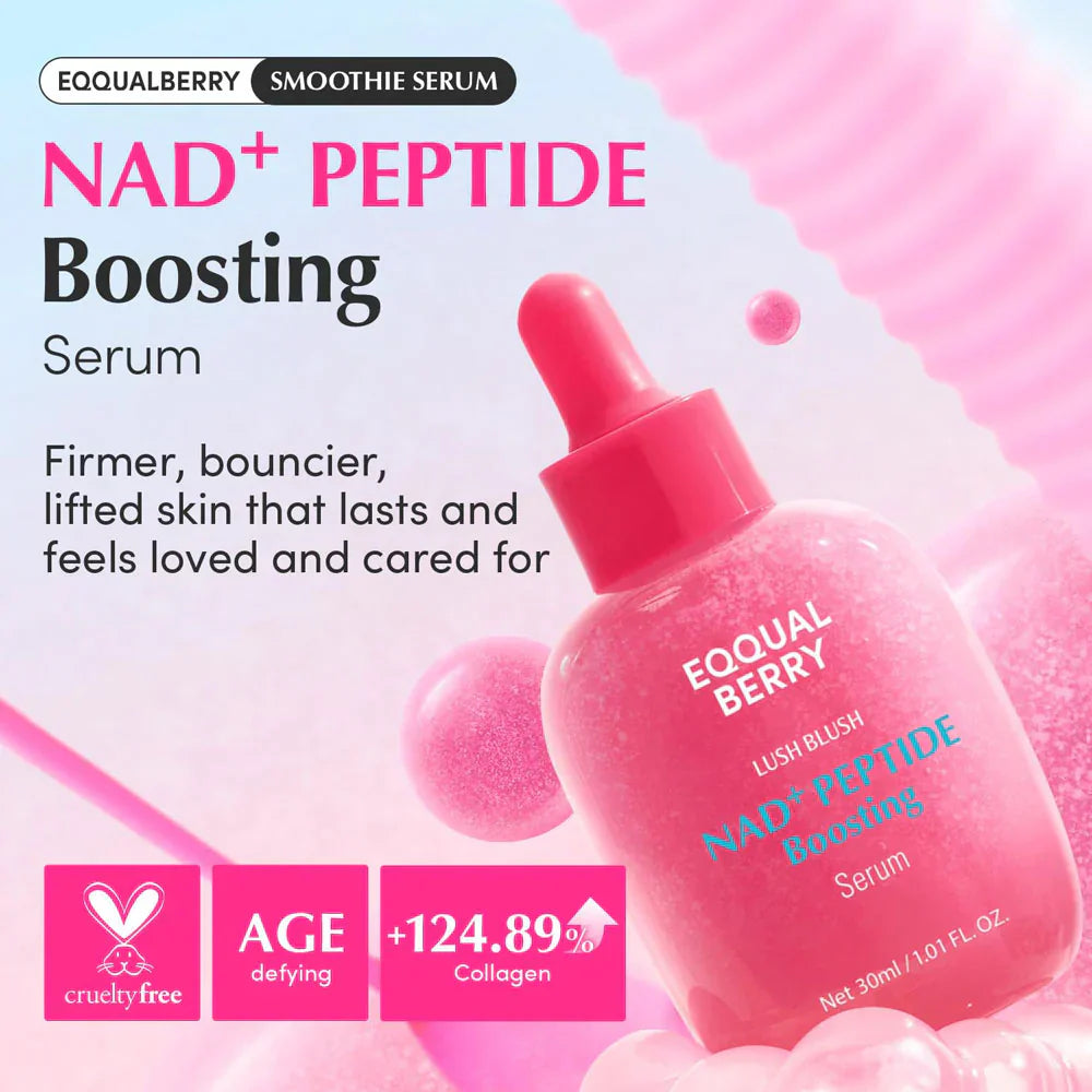 Eqqualberry | NAD + Peptide Boosting Serum | 30ml | Best Price in Pakistan original skincare product Pakistan
