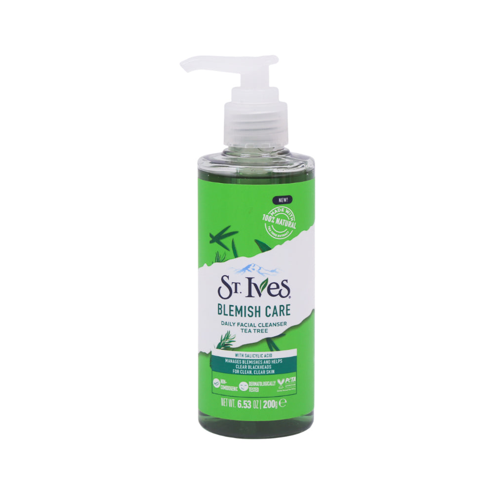 ST.IVES BLEMISH TEA TREE FACIAL CLEANSER 200ML | Best Price in Pakistan original skincare product Pakistan مرکزی تصویر