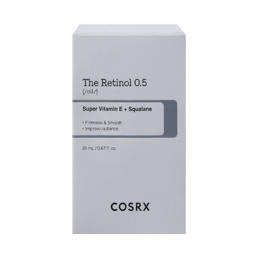 COSRX | THE RETINOL 0.5 SUPER VITAMIN E +SQUALENE OIL 20ML | Best Price in Pakistan original skincare product Pakistan