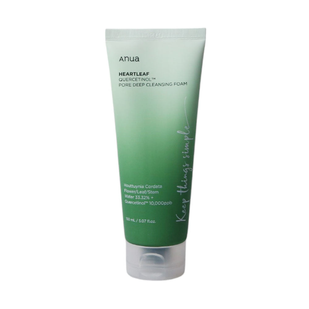 ANUA | HEARTLEAF QUERCETINOL PORE DEEP CLEANSING FOAM 150ML | Best Price in Pakistan original skincare product Pakistan Main image