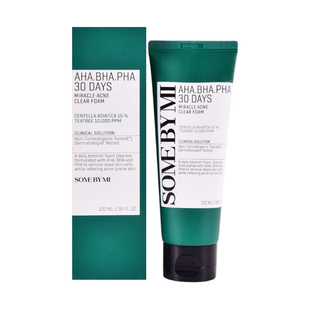 SOME BY MI | AHA BHA PHA 30 DAYS MIRACLE ACNE CLEAR FOAM 100 | Best Price in Pakistan original skincare product Pakistan