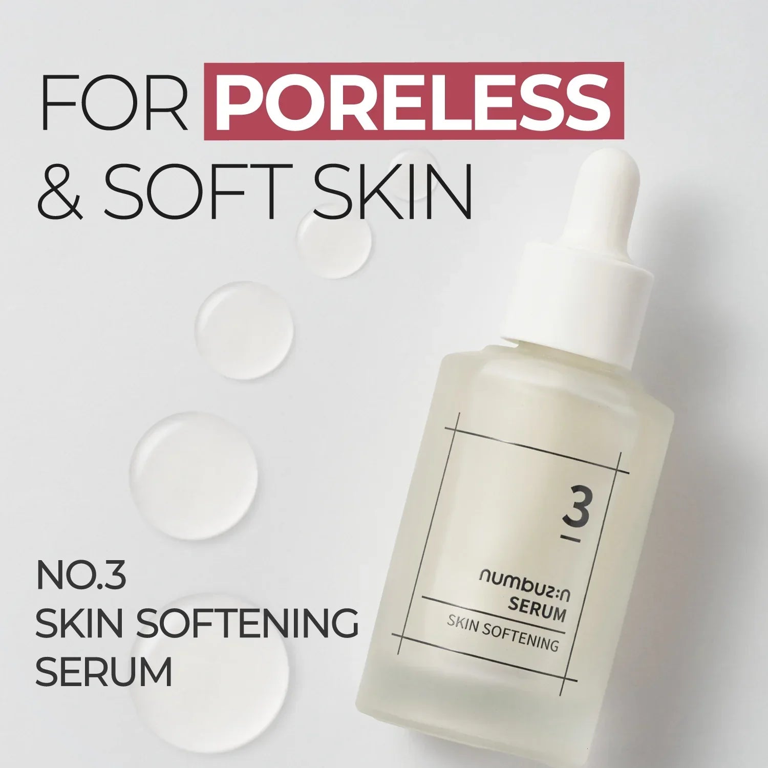 Numbuzin | No 3 Skin Softening Serum | 30ml | Best Price in Pakistan original skincare product Pakistan