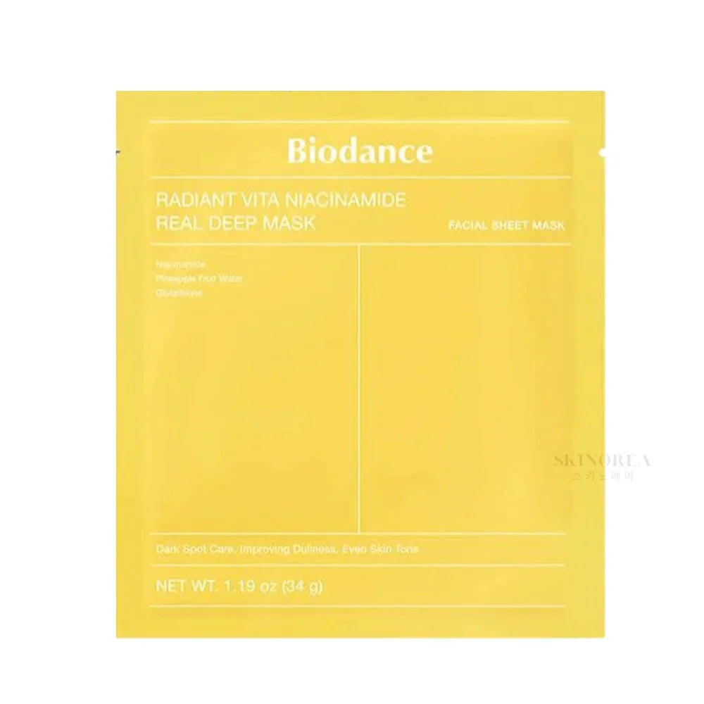 Biodance | Radiant Vita Niacinamide Real Deep MaskÂ 34g | Best Price in Pakistan original skincare product Pakistan