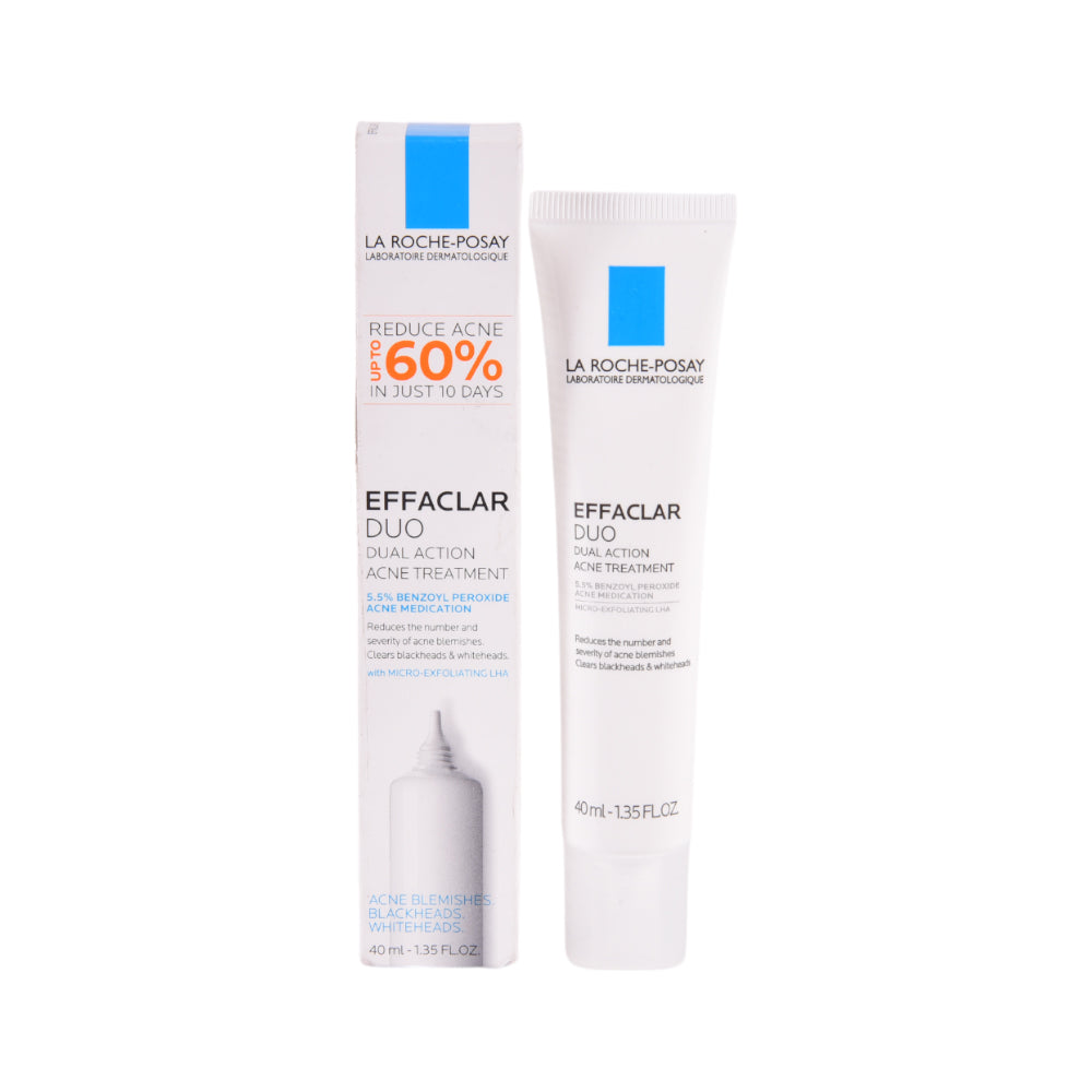 LAROCHE POSAY EFFACLAR DUO ACTION ACNE TREATMENT CLEANSER 40 | Best Price in Pakistan original skincare product Pakistan