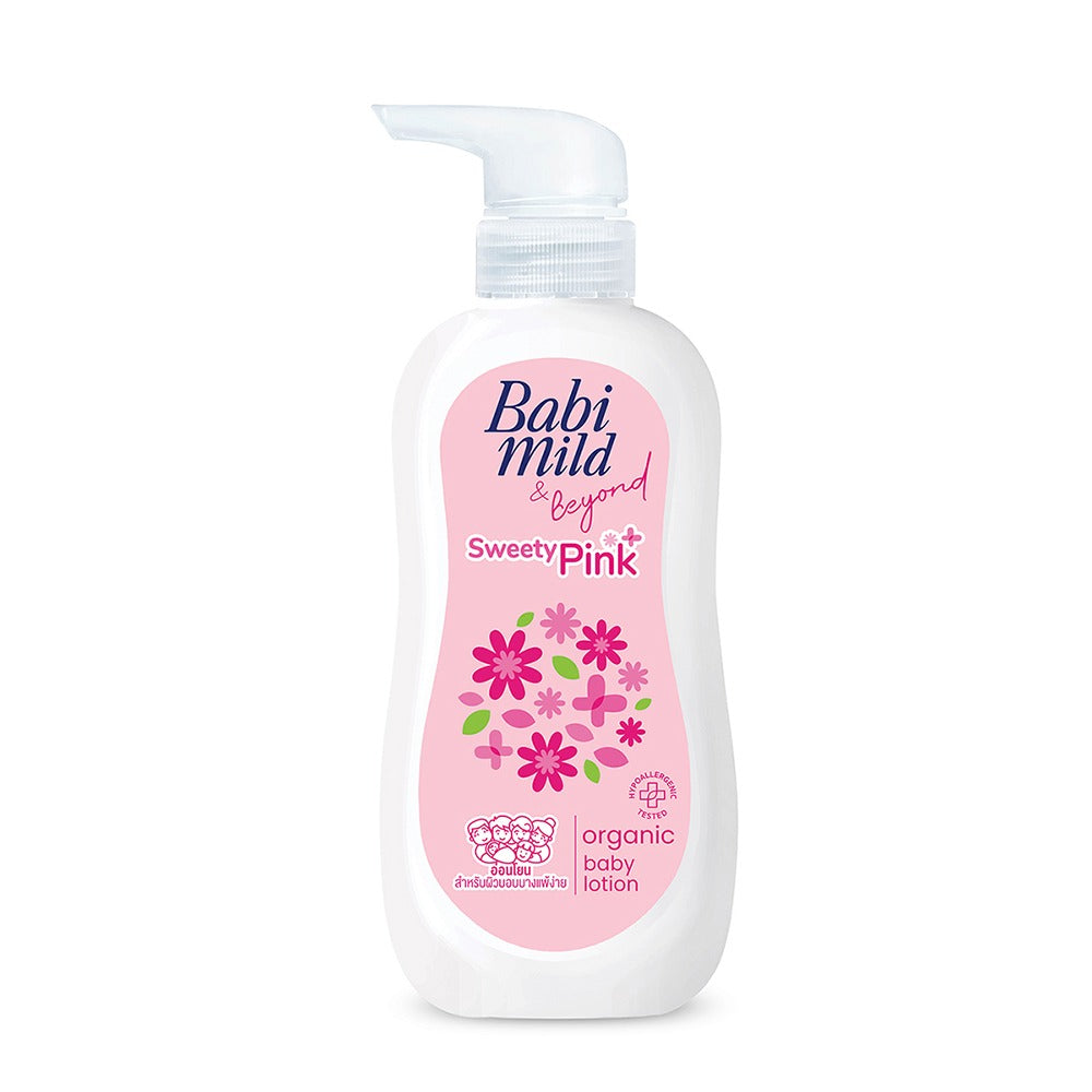 Babi Mild | Sweety Pink Baby Lotion- 350ml | Best Price in Pakistan original skincare product Pakistan مرکزی تصویر
