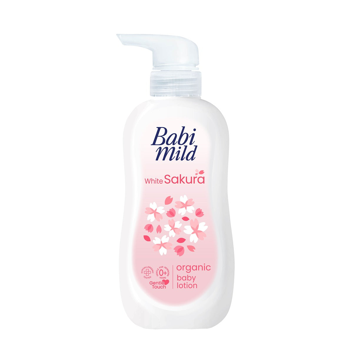 Babi Mild | White Sakura Organic Baby Lotion | 350ml | Best Price in Pakistan original skincare product Pakistan مرکزی تصویر