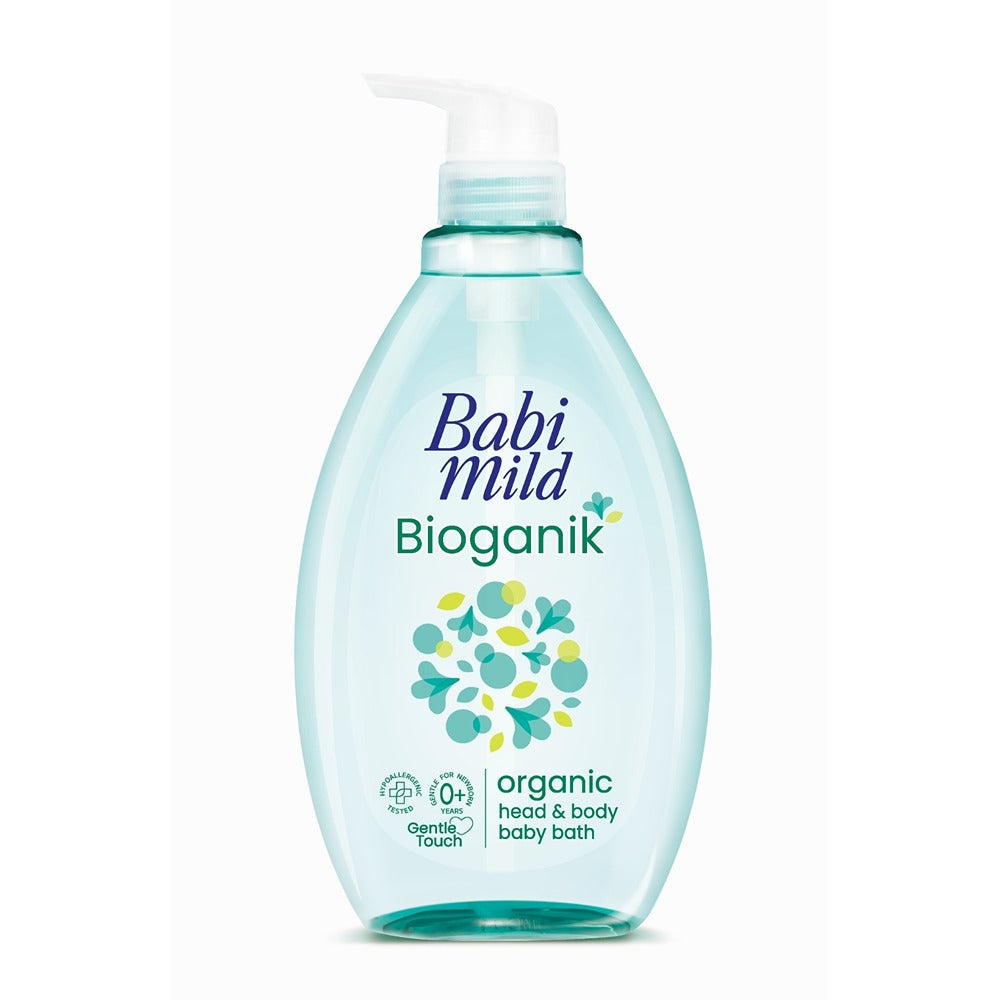 Babi Mild | Bioganik Organic Head & Body Baby Bath | 800ml | Best Price in Pakistan original skincare product Pakistan