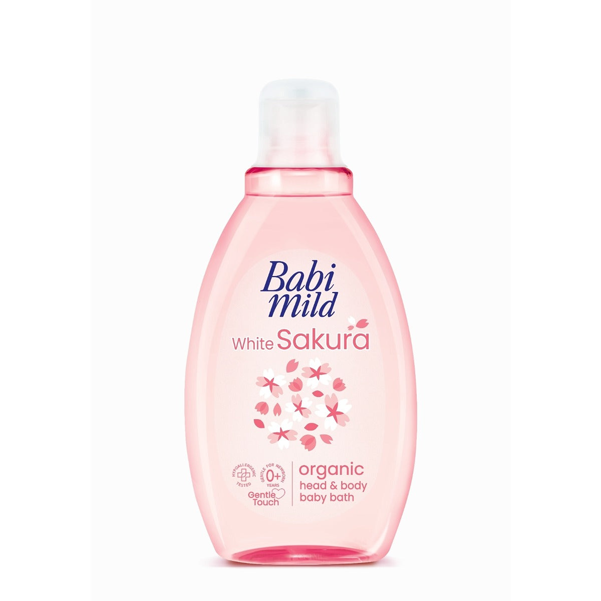 Babi Mild | White Sakura Organic Head & Body Baby Bath | 180ml | Best Price in Pakistan original skincare product Pakistan