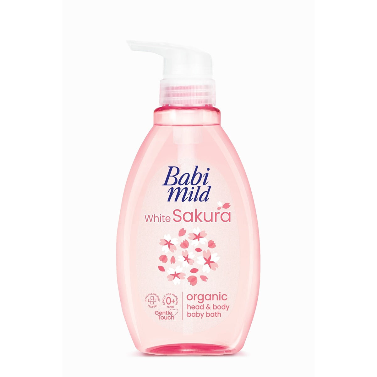 Babi Mild | White Sakura Organic Head & Body Baby Bath | 380ml | Best Price in Pakistan original skincare product Pakistan