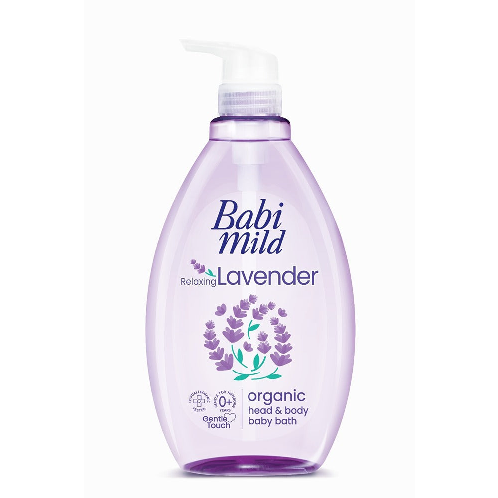 Babi Mild | Relaxing Lavender Organic Head & Body Baby Bath | 800ml | Best Price in Pakistan original skincare product Pakistan Main image