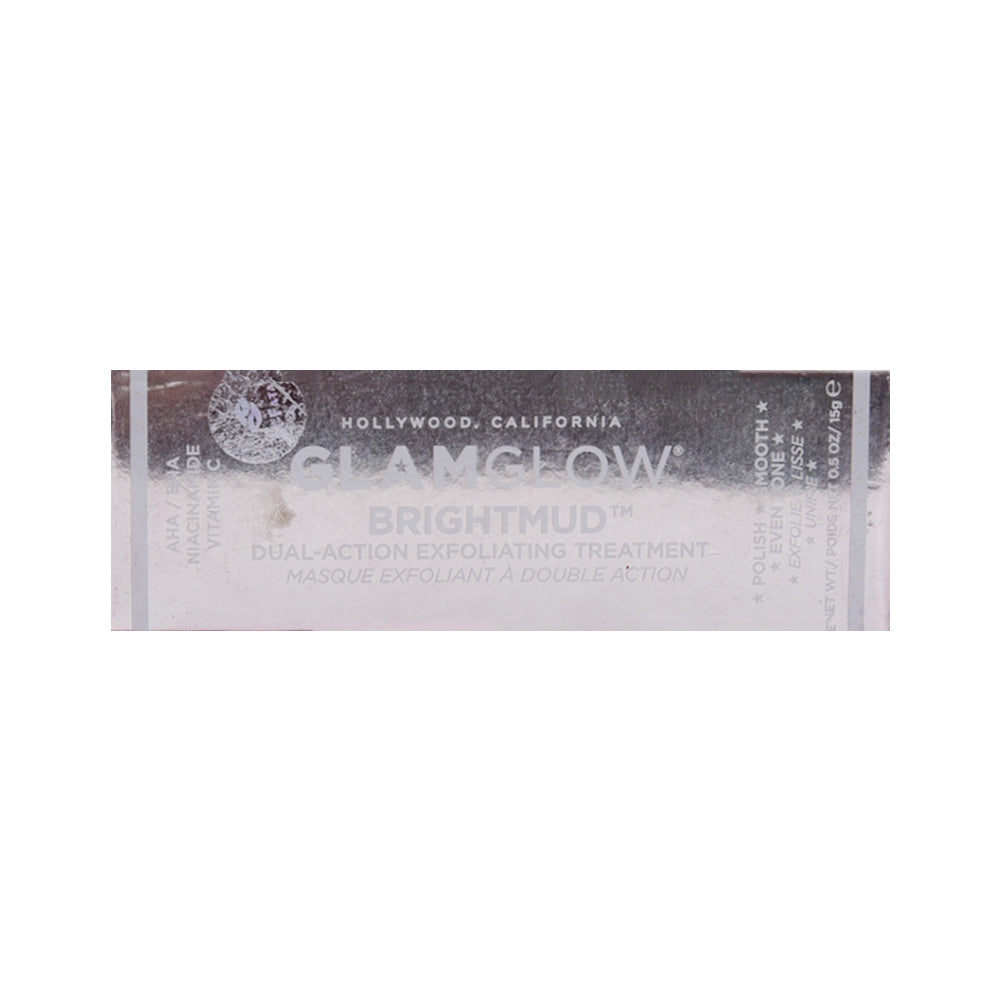 GLAM GLOW BRIGHT MUD DUAL ACTION EXFOLIATING TREAMENT AHA/BH | Best Price in Pakistan original skincare product Pakistan Main image