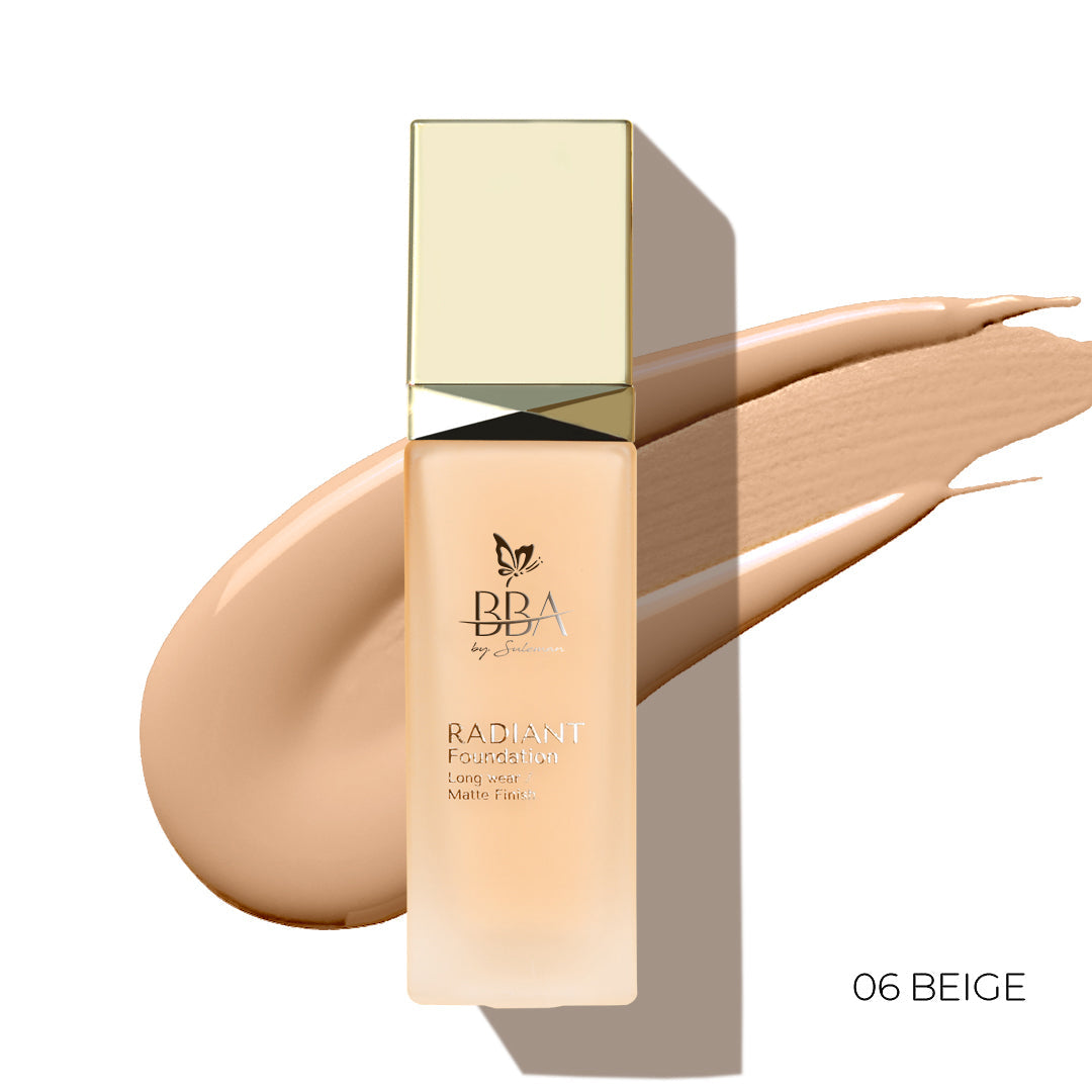 BBA By Suleman | Radiant Foundation | 6 Beige | Best Price in Pakistan original skincare product Pakistan