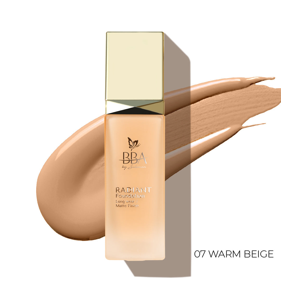 BBA By Suleman | Radiant Foundation | 7 Warm Beige | Best Price in Pakistan original skincare product Pakistan Main image