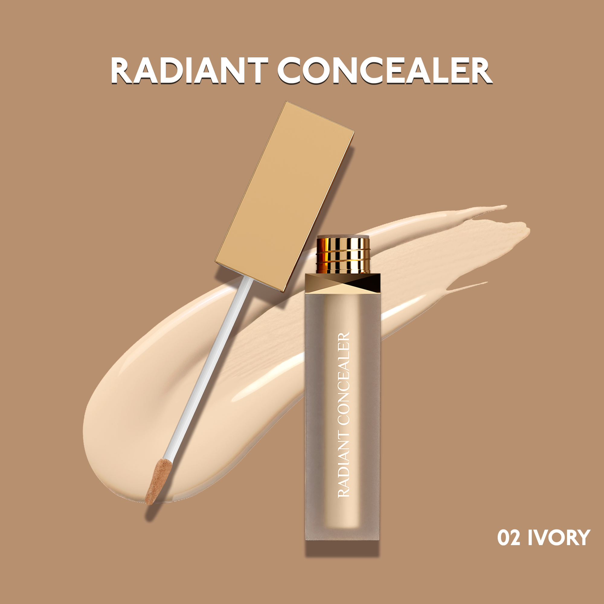 BBA By Suleman | Radiant Concealer | 2 Ivory | Best Price in Pakistan original skincare product Pakistan مرکزی تصویر