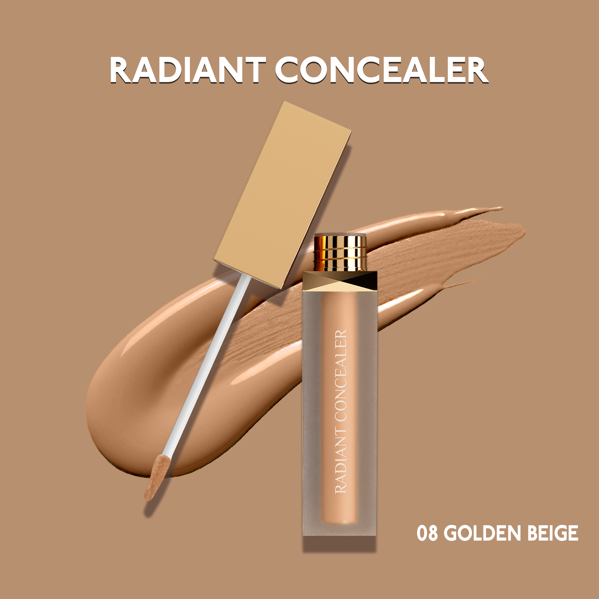 BBA By Suleman | Radiant Concealer | 8 Golden Beige | Best Price in Pakistan original skincare product Pakistan Main image