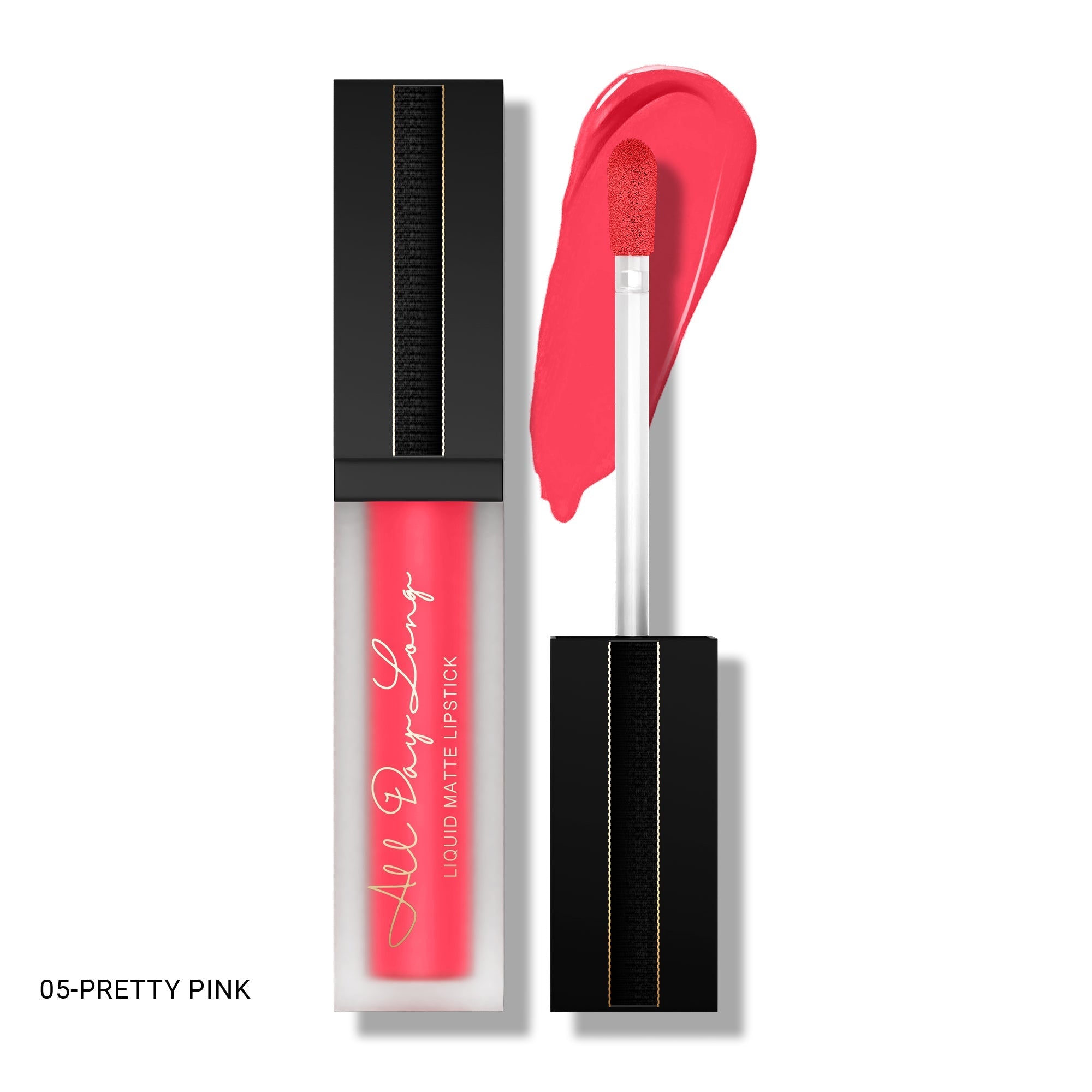 BBA By Suleman | All Day Long Liquid Matte Lipstick | 05 Pretty Pink | Best Price in Pakistan original skincare product Pakistan مرکزی تصویر