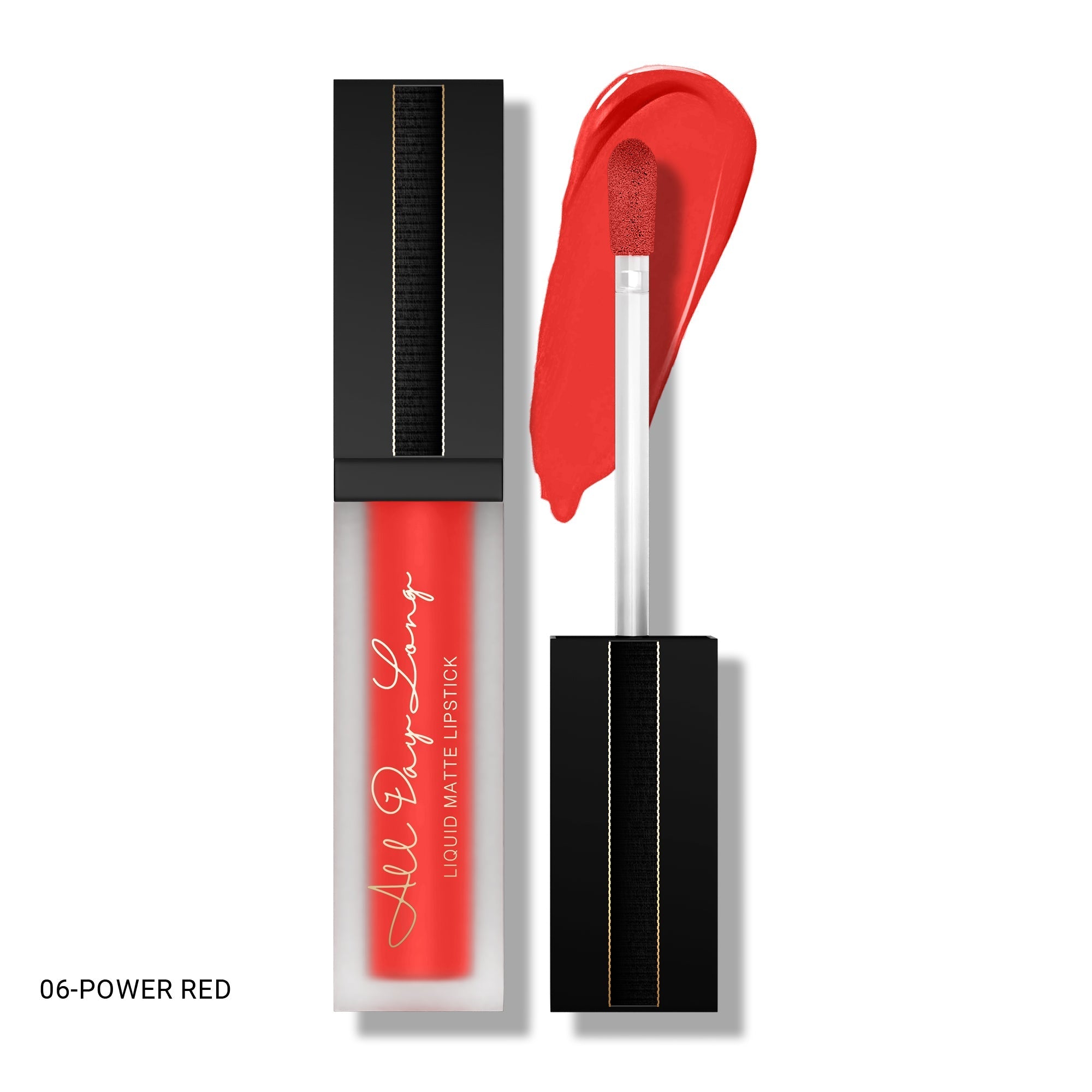 BBA By Suleman | All Day Long Liquid Matte Lipstick | 06 Power Red | Best Price in Pakistan original skincare product Pakistan