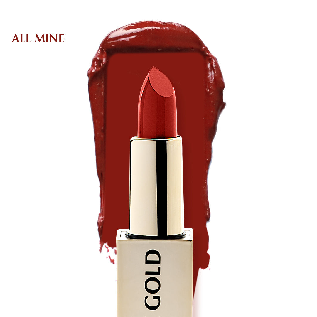BBA By Suleman | 24K Gold & Roses V.02 Lustre Lipstick | All Mine | Best Price in Pakistan original skincare product Pakistan مرکزی تصویر