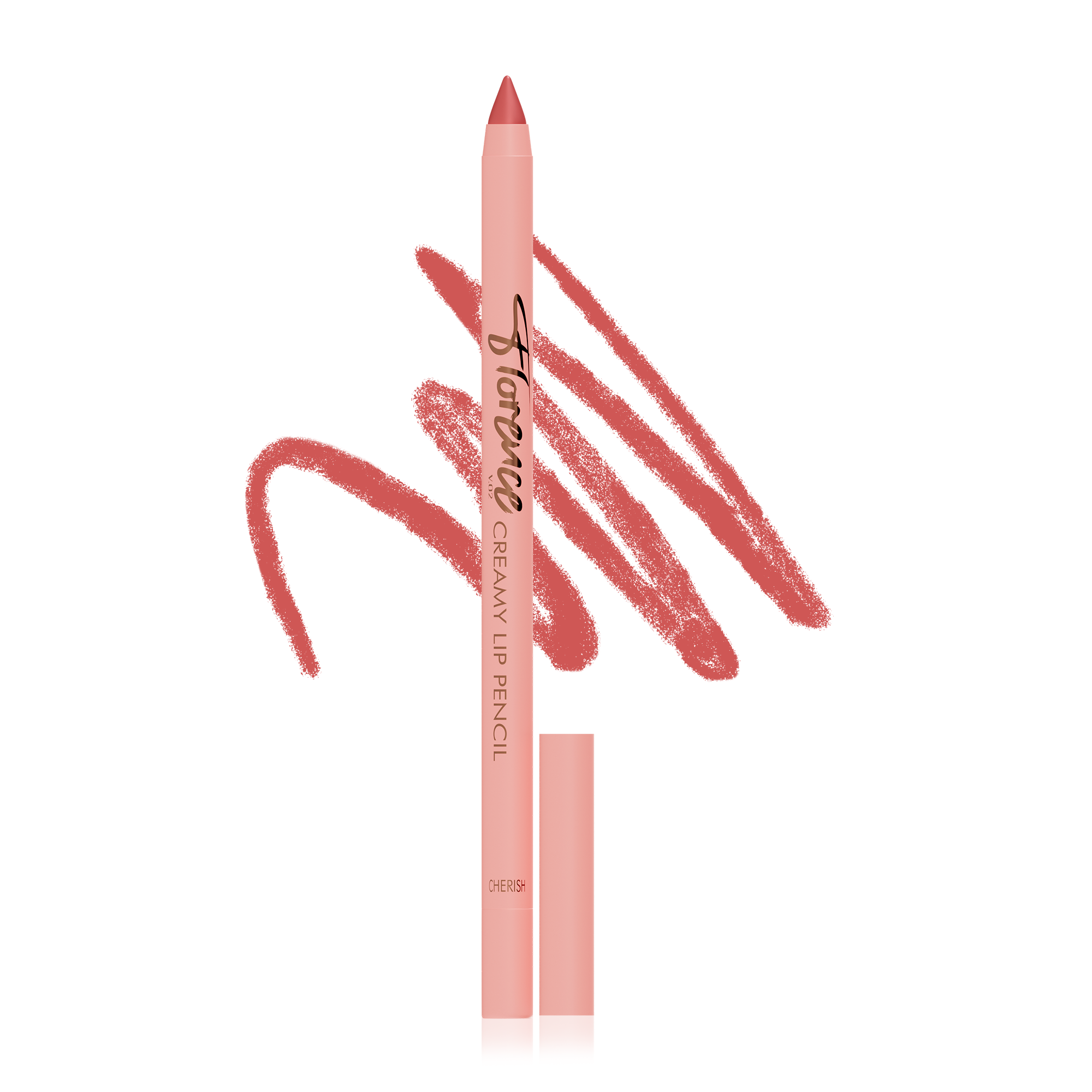 BBA By Suleman | Florence V.02 Creamy Lip Pencil | Cherish | Best Price in Pakistan original skincare product Pakistan مرکزی تصویر