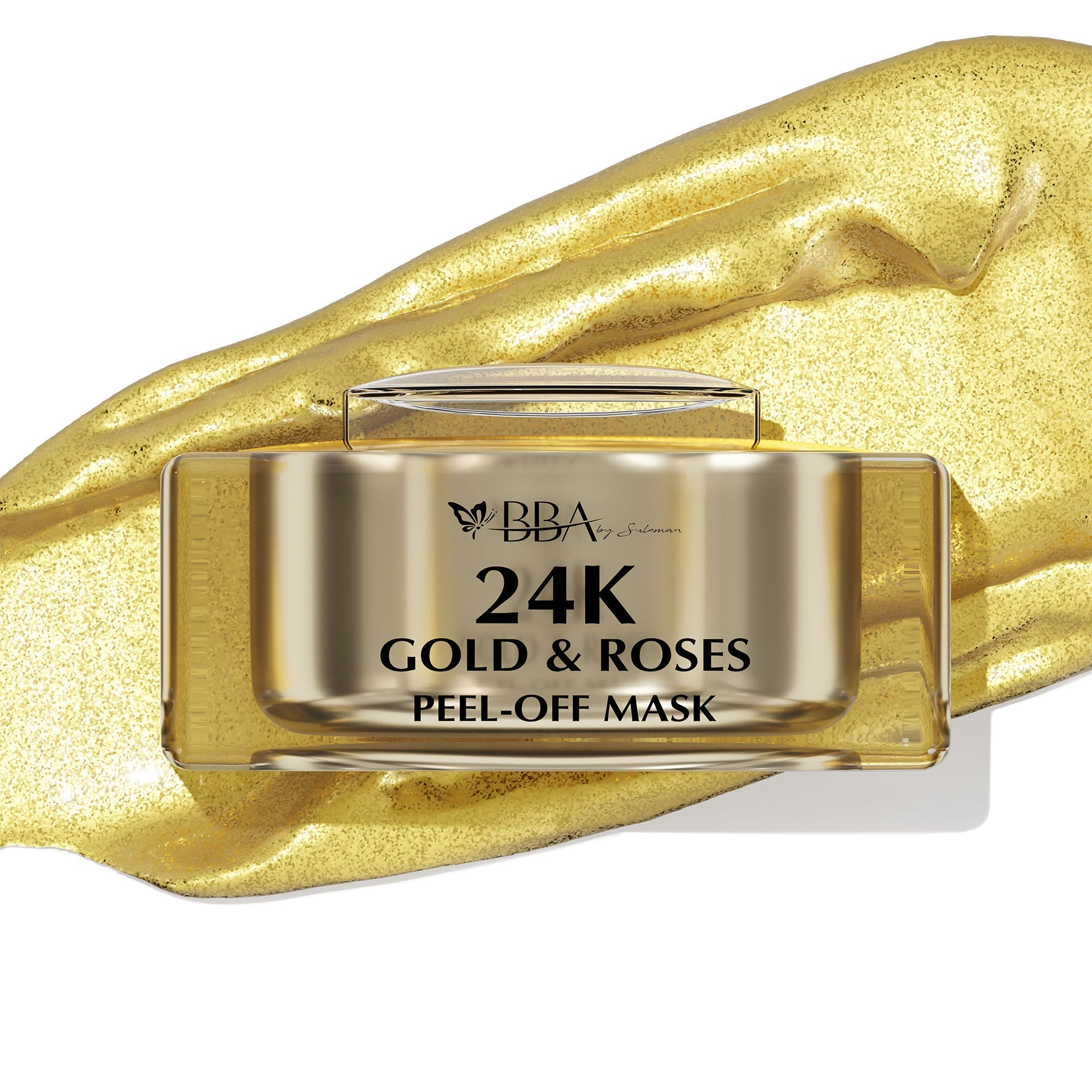 BBA By Suleman | 24k Gold & Roses Peel Off Mask | Best Price in Pakistan original skincare product Pakistan