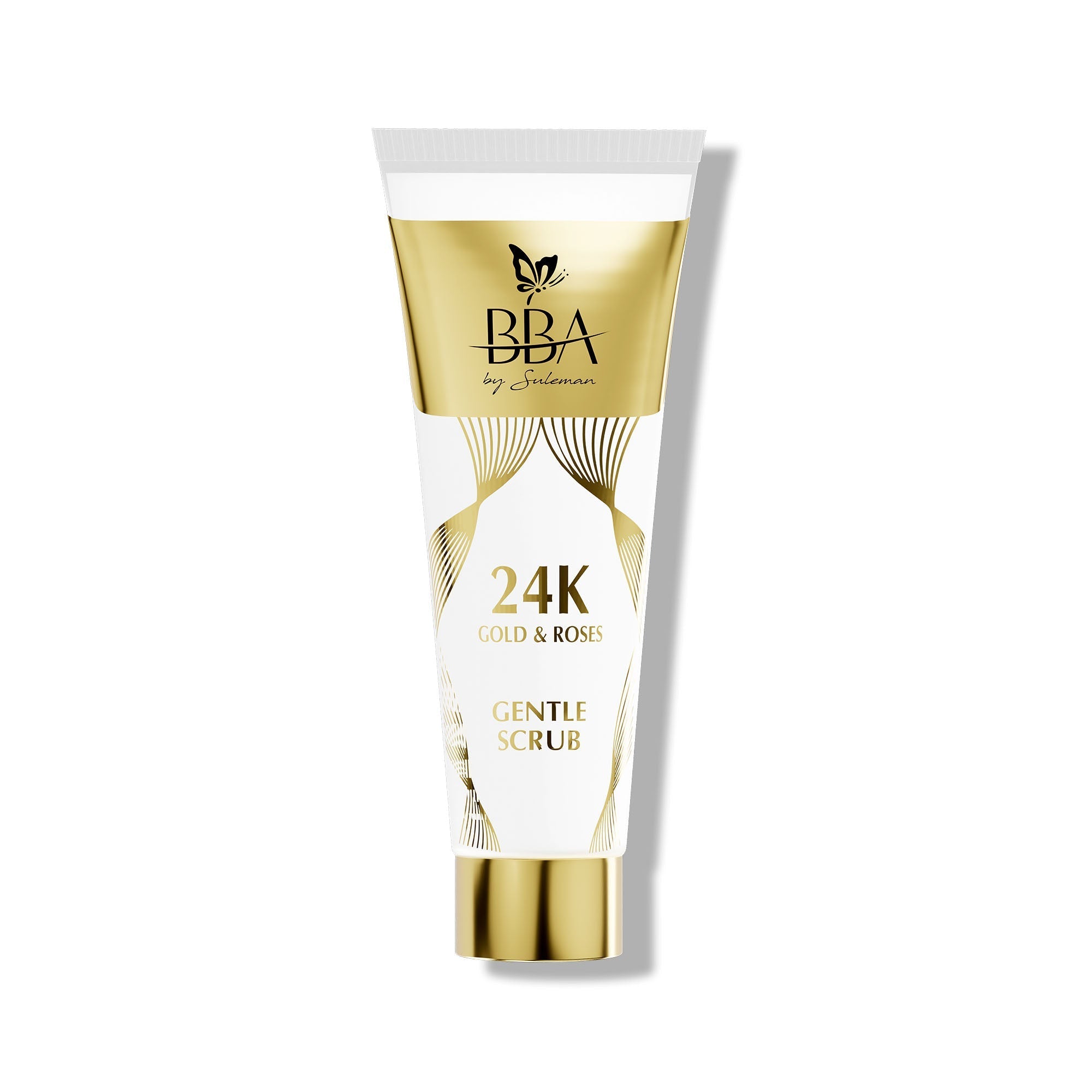 BBA By Suleman | 24k Gold & Roses Gentle Scrub | Best Price in Pakistan original skincare product Pakistan مرکزی تصویر