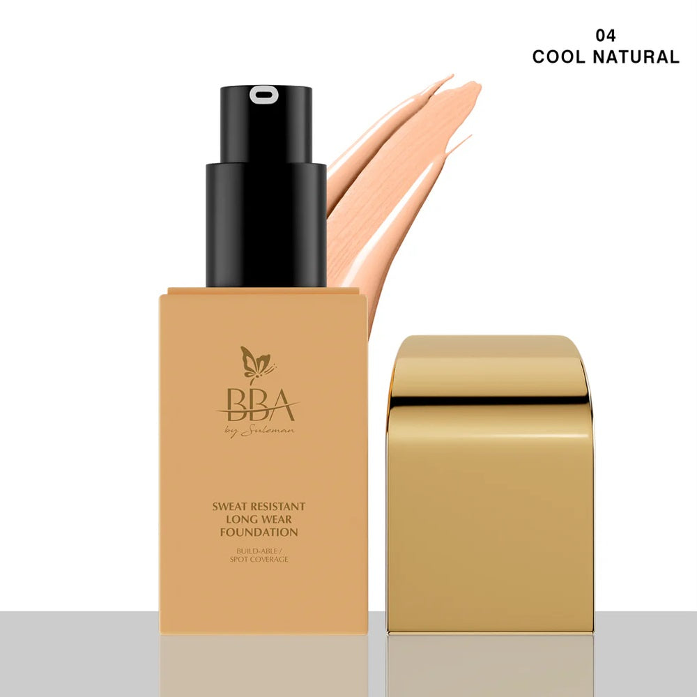 SWEAT RESISTANT FOUNDATION (COOL NATURAL) | Best Price in Pakistan original skincare product Pakistan مرکزی تصویر