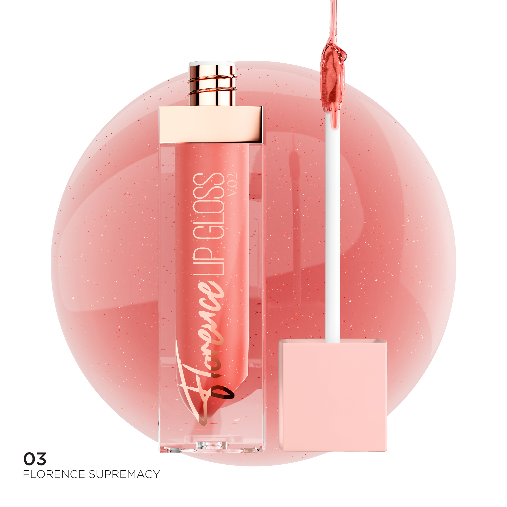 BBA By Suleman | Florence V.02 Lip Gloss | 03 Florence Supremacy | Best Price in Pakistan original skincare product Pakistan
