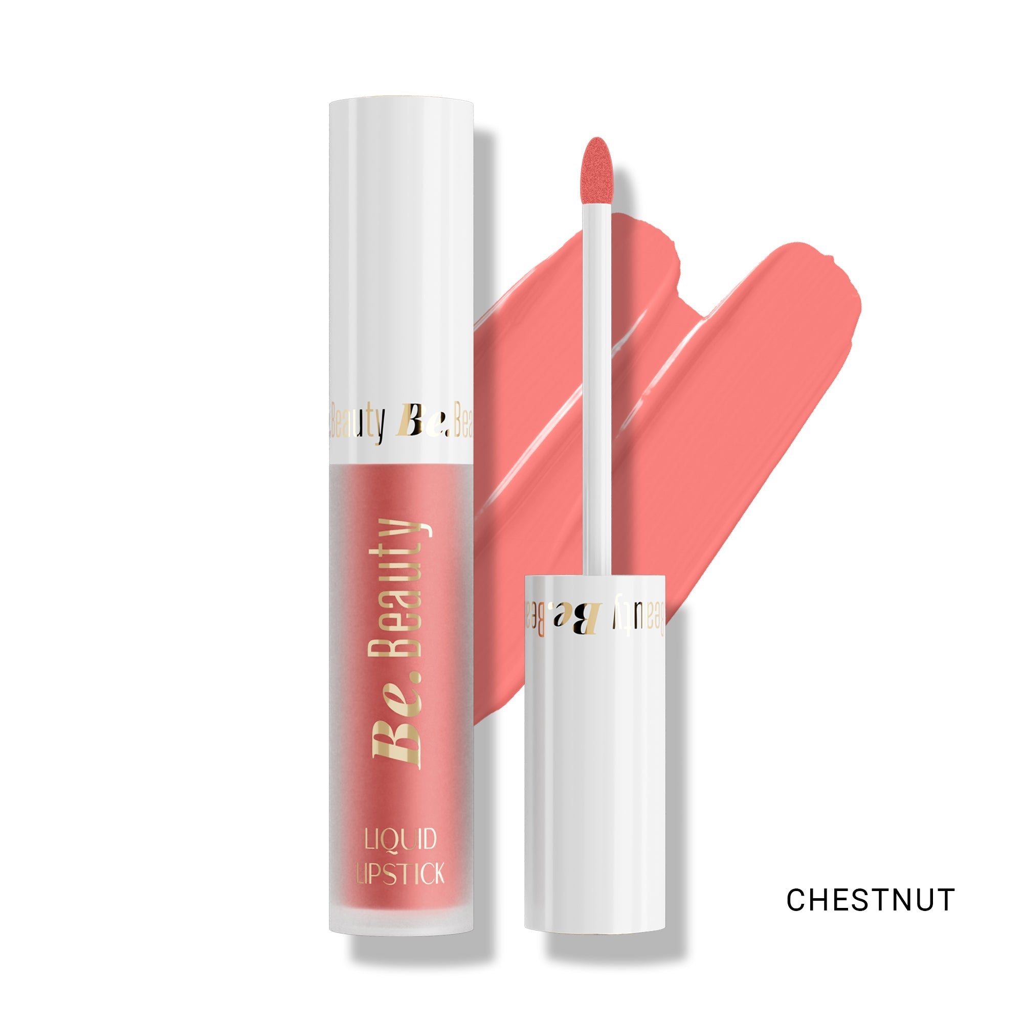 BBA By Suleman | Be Beauty Matte Cover Liquid Lipstick | Chestnut | Best Price in Pakistan original skincare product Pakistan مرکزی تصویر