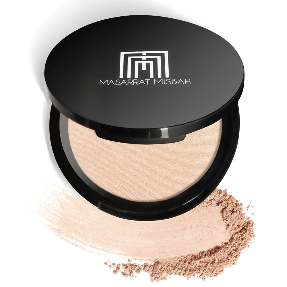 MUSARRAT MISBAH SILK PRESSED POWDER MEDIUM BEIGE  1 14 GM | Best Price in Pakistan original skincare product Pakistan