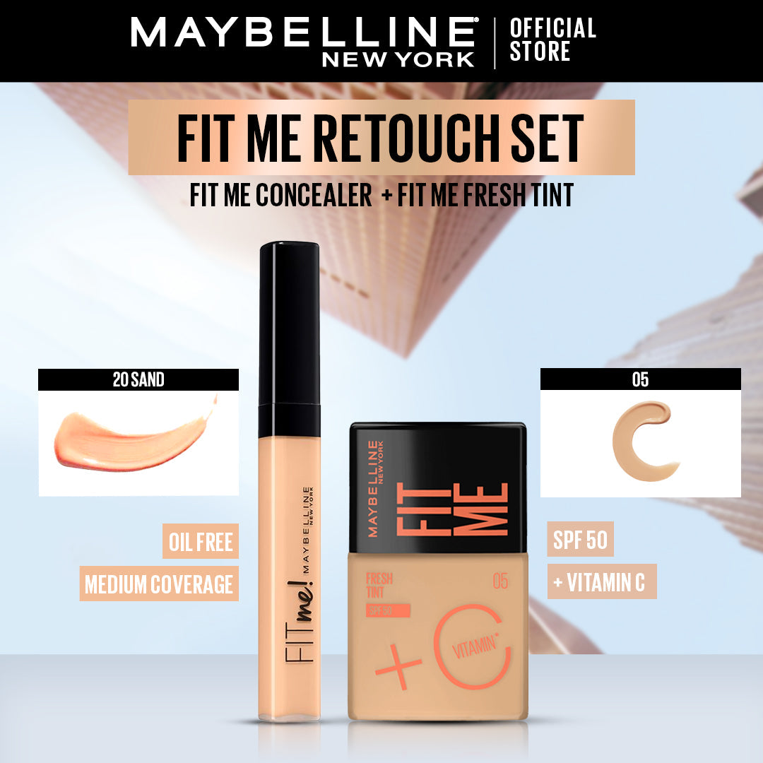 Maybelline | Fit Me Retouch Set | Best Price in Pakistan original skincare product Pakistan مرکزی تصویر