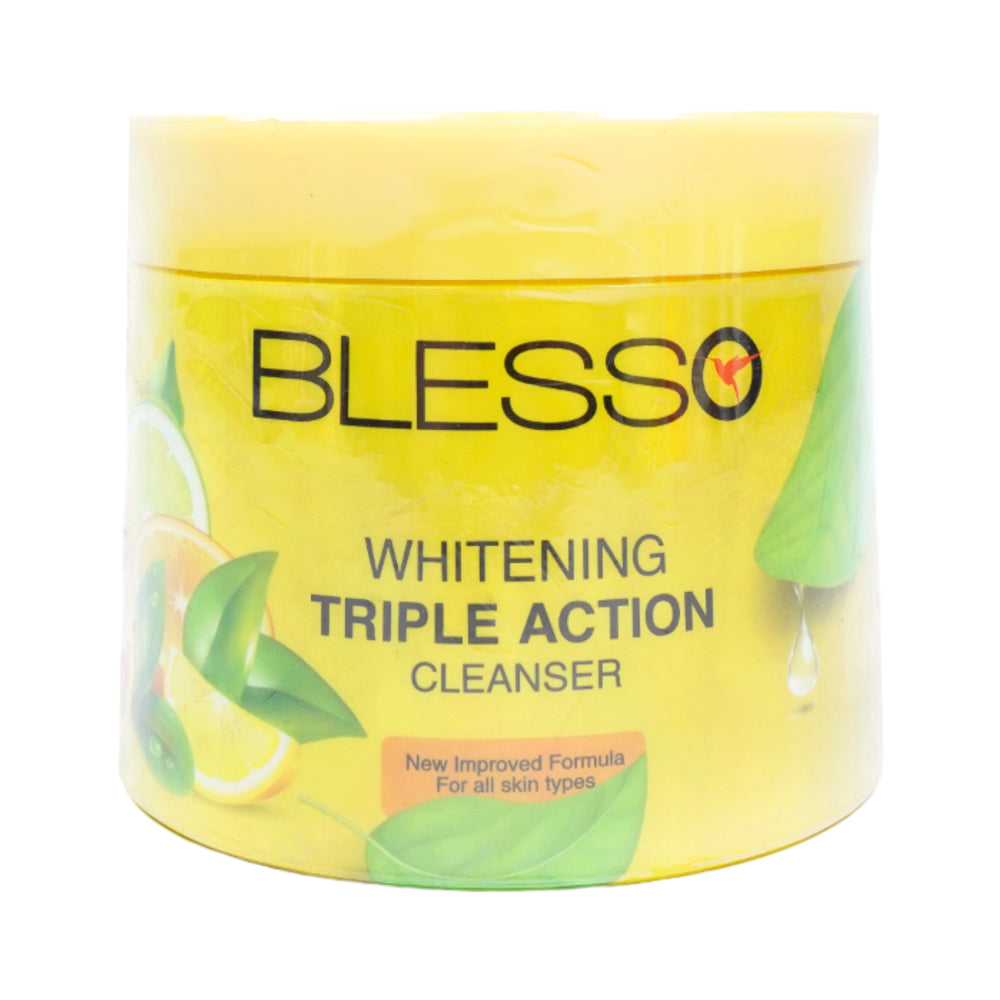 BLESSO WHITENING TRIPLE ACTION CLEANSER 500GM | Best Price in Pakistan original skincare product Pakistan