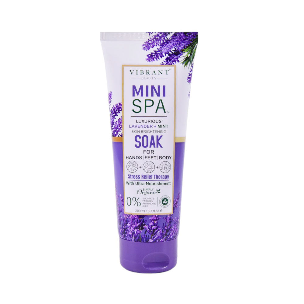 VIBRANT BEAUTY MINI SPA SOAK 200ML | Best Price in Pakistan original skincare product Pakistan مرکزی تصویر