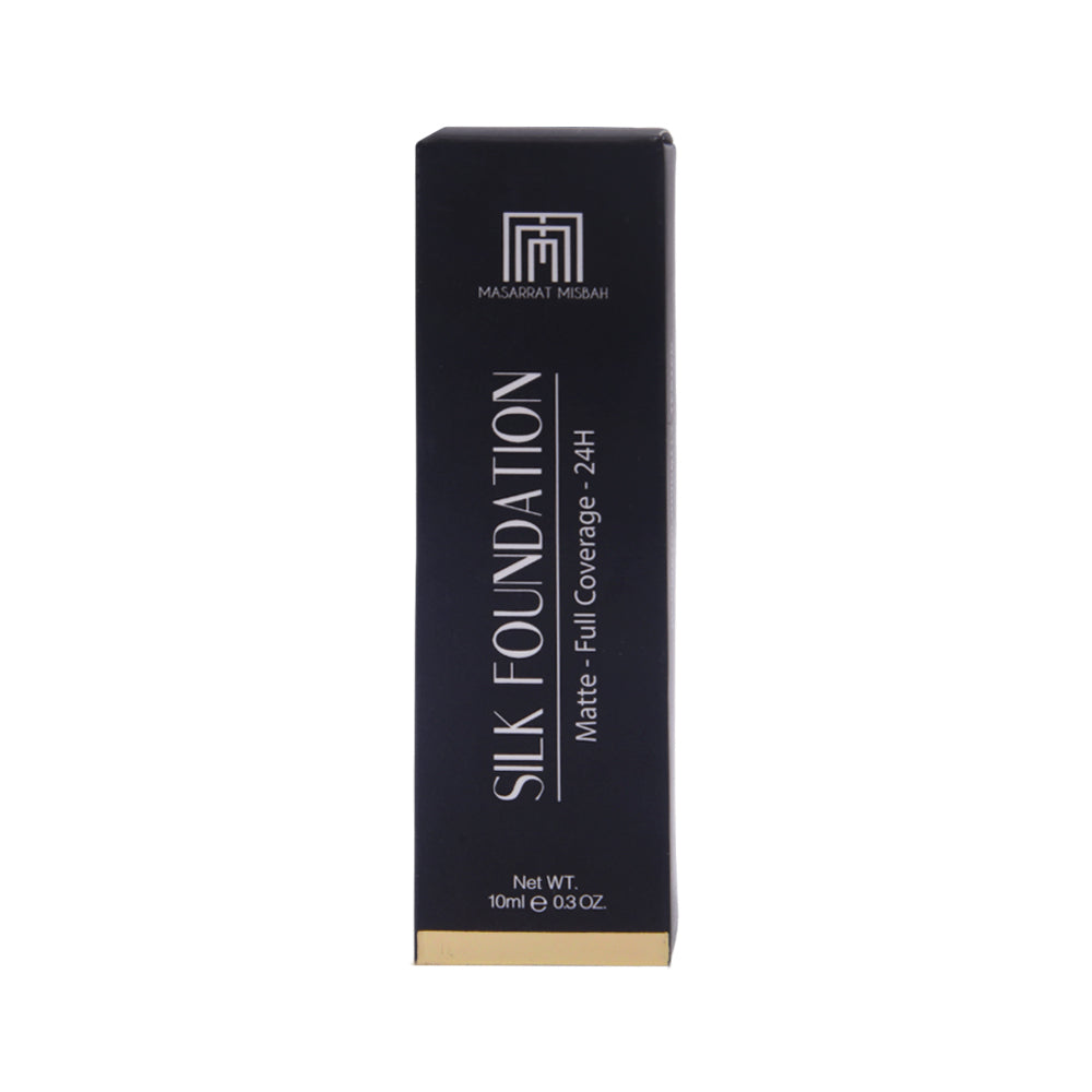 MUSARRAT MISBAH SILK FOUNDATION PORCELAIN 10 ML | Best Price in Pakistan original skincare product Pakistan