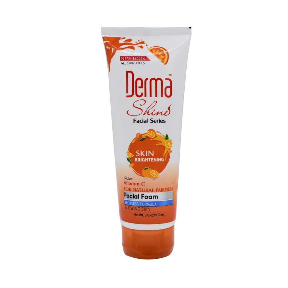 DERMA SHINE VITAMIN C FACIAL FOAM 100ML | Best Price in Pakistan original skincare product Pakistan