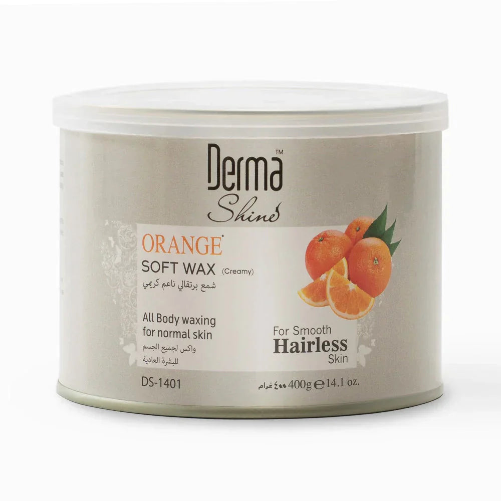 Derma Shine Orange Soft Wax 400G | Best Price in Pakistan original skincare product Pakistan مرکزی تصویر