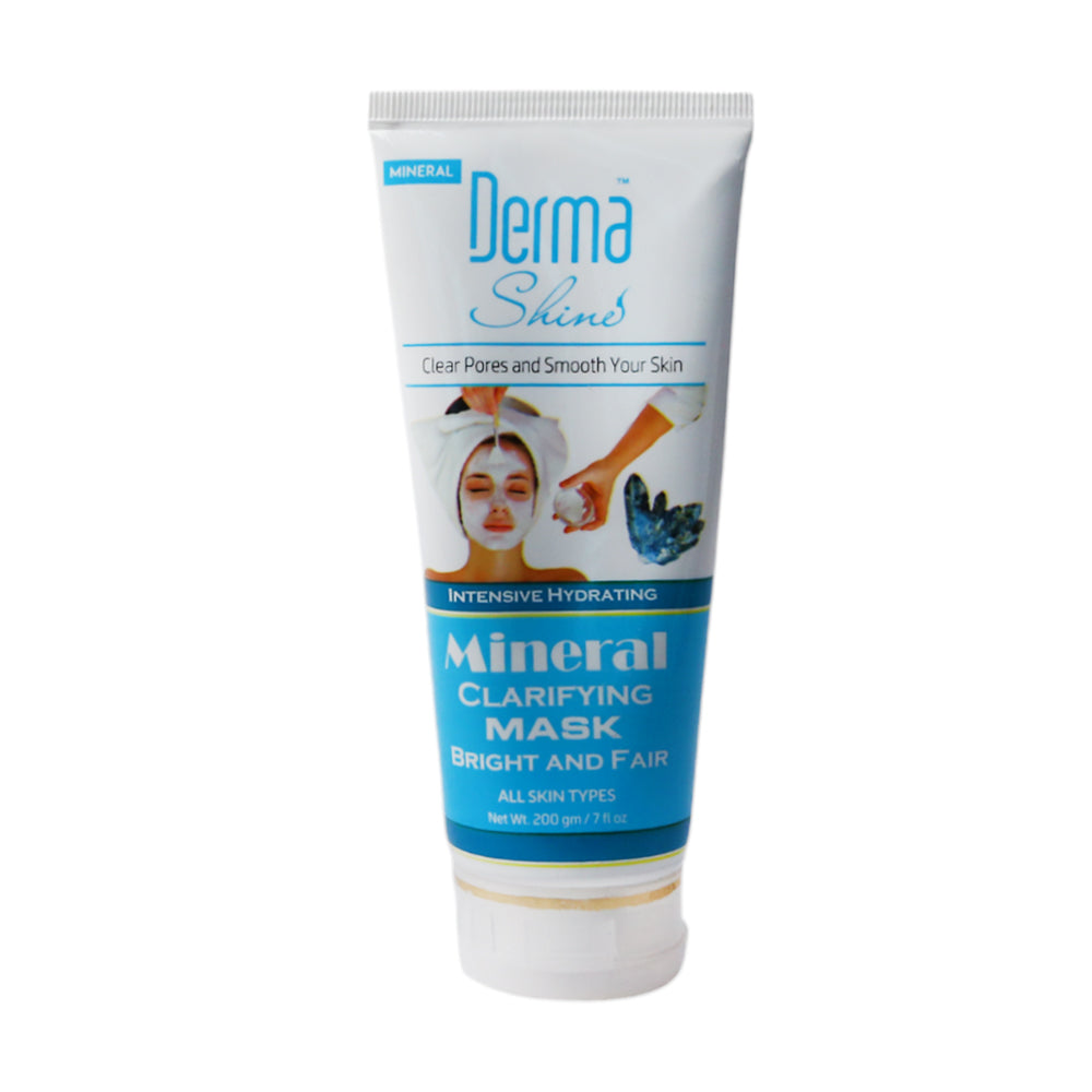 DERMA SHINE MINERAL CLARIFYING MASK 200GM | Best Price in Pakistan original skincare product Pakistan مرکزی تصویر