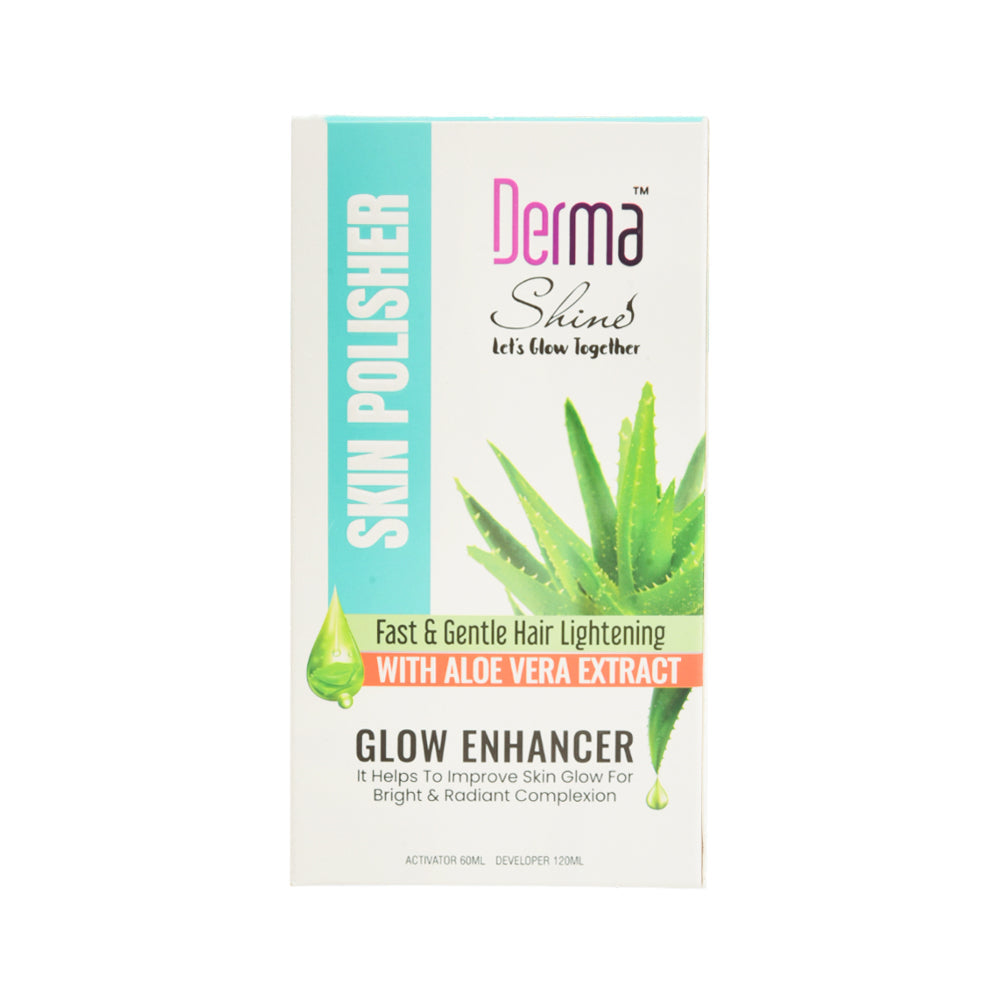 DERMA SHINE SKIN POLISHER 2IN1 DEVELOPER+ACTIVATOR 120+60 ML | Best Price in Pakistan original skincare product Pakistan