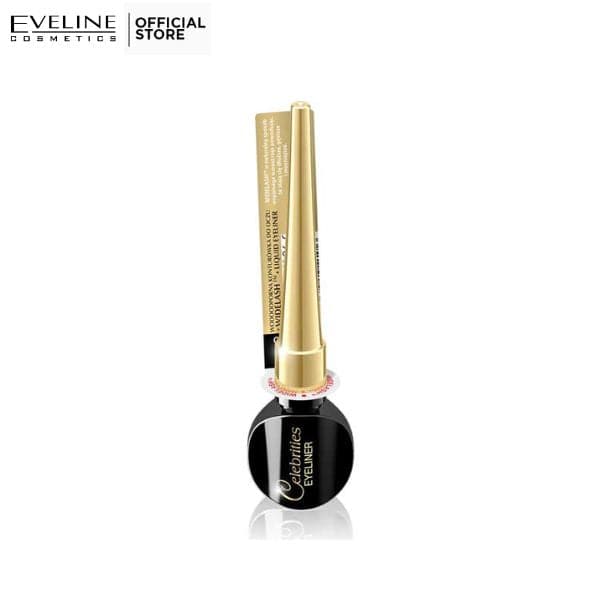 Eveline Celebrities Eyeliner | Black Widelash | Best Price in Pakistan original skincare product Pakistan