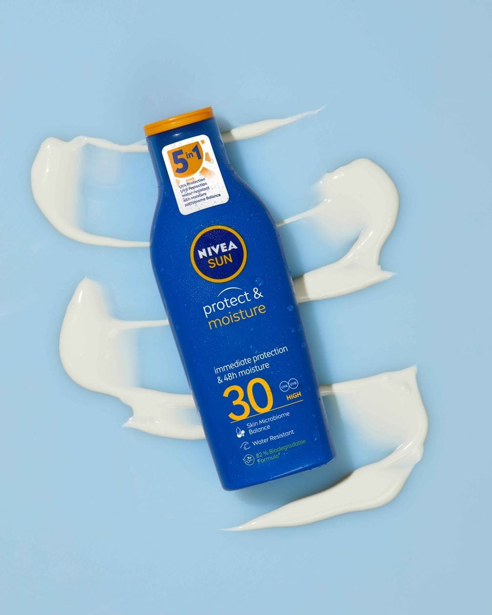 Nivea Sun Protect & Moisture 30 High Sun Lotion 200Ml | Best Price in Pakistan original skincare product Pakistan مرکزی تصویر