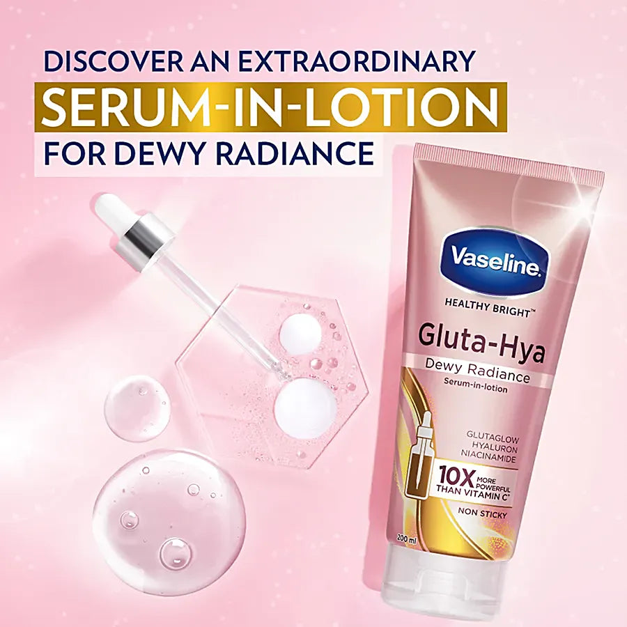 Vaseline | Gluta Hya Dewy Radiance Lotion | 330ml | Best Price in Pakistan original skincare product Pakistan Main image