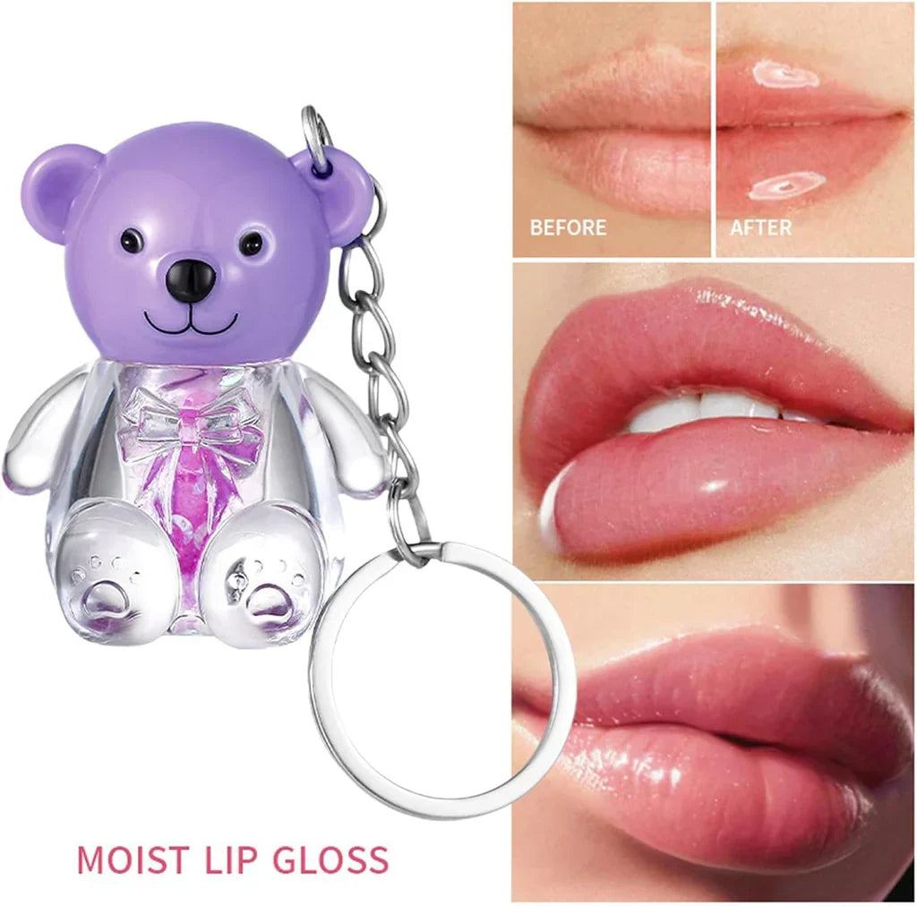 Facial Beauty Bear Key Chain Lip Gloss | Best Price in Pakistan original skincare product Pakistan