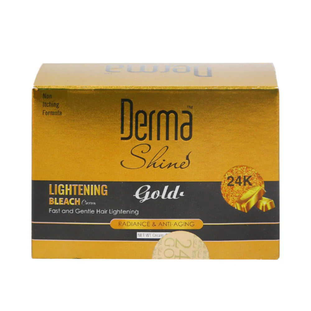 Derma Shine 24K Gold Lightening Bleach Cream 90G | Best Price in Pakistan original skincare product Pakistan Main image