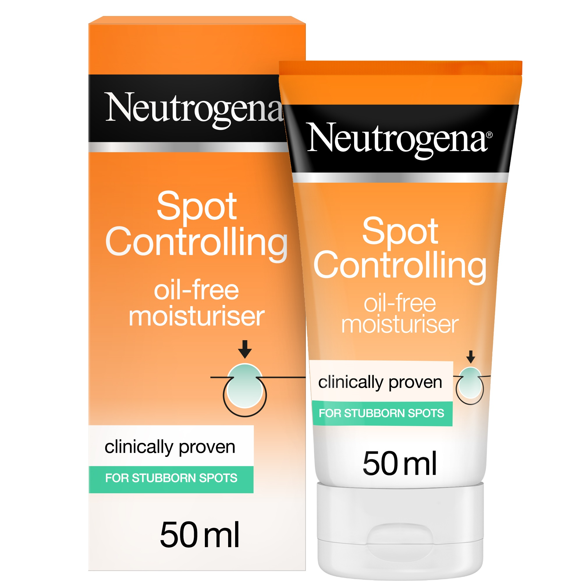 Neutrogena Spot Controlling Oil Free Moisturizer 50Ml | Best Price in Pakistan original skincare product Pakistan