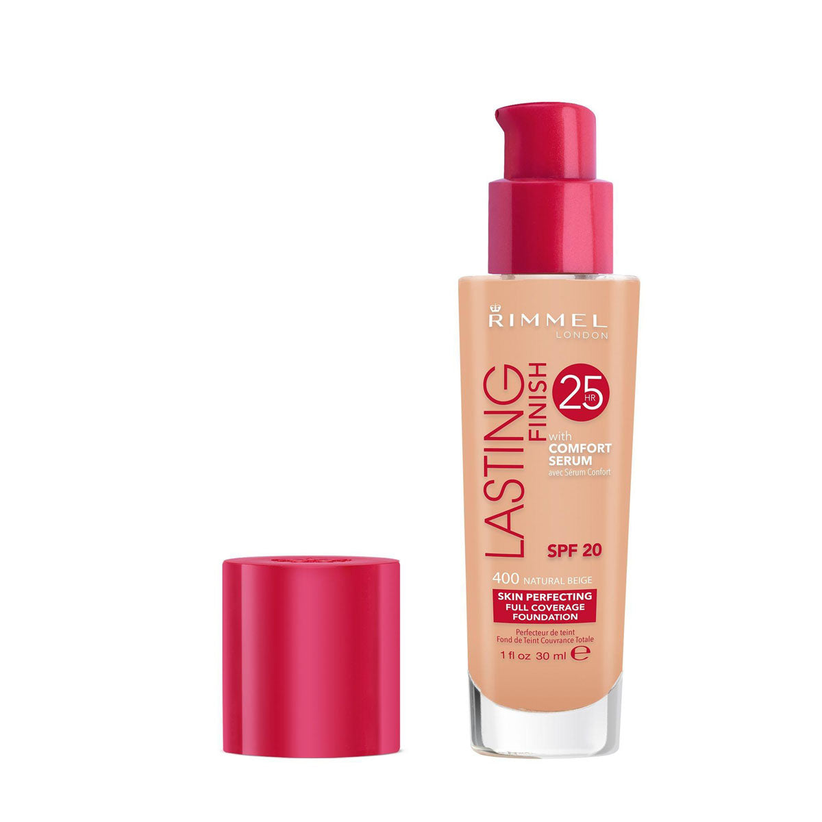 Rimmel London | Lasting Finish 25 Hour Foundation | Natural Beige 30 ml | Best Price in Pakistan original skincare product Pakistan